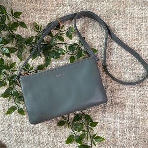 MATT & NAT- TRIPLET Vegan Crossbody Bag Green